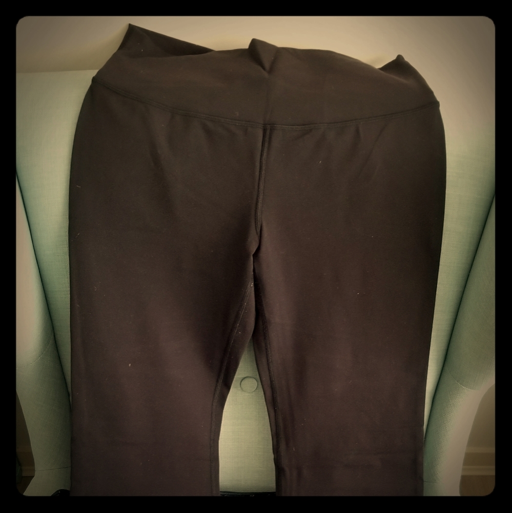 Black Lululemon Groove Pants, sz 10
